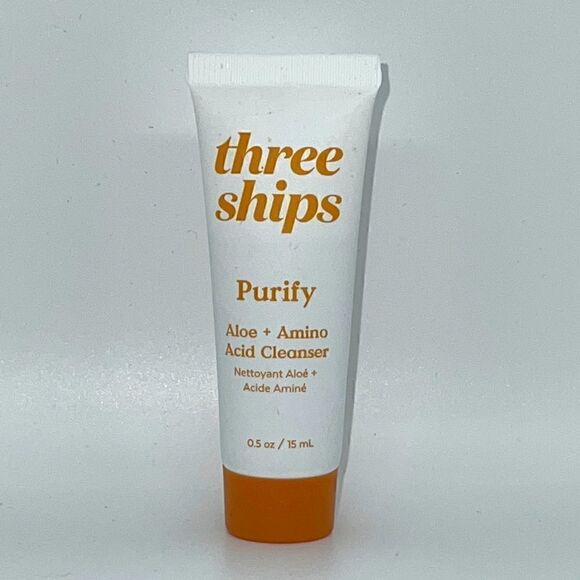 $8 🌟 THREE SHIPS PURIFY ALOE + AMINO ACID CLEANSER - Picture 1 of 5